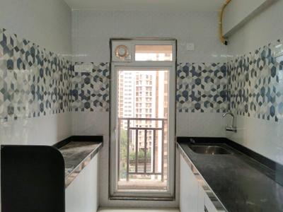 Kitchen Image of 650 Sq.ft 1 BHK Apartment / Flat for sale in Raunak Bliss, Kasarvadavali Thane for Rs. 6500000