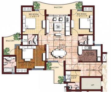 3.5 BHK Flat
