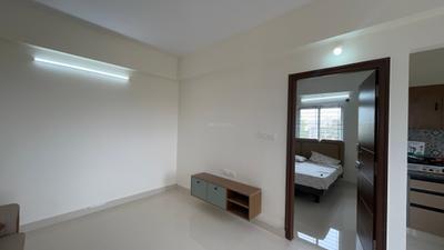 Living Room Image of 600 Sq.ft 1 BHK Builder Floor for rent in Bhoganhalli Bengaluru for Rs. 25000