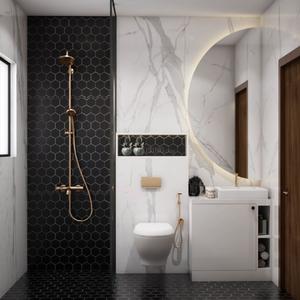 Bathroom Image of 1200 Sq.ft 3 BHK Independent House for sale in Shankar Nagar Raipur for Rs. 4781000