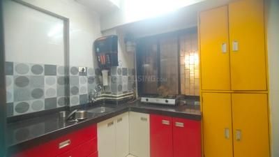Kitchen Image of 1350 Sq.ft 2 BHK Apartment / Flat for rent in Sandhya Co Operative Housing Society Limited, Kopar Khairane Navi Mumbai for Rs. 50000