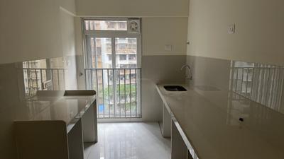 Kitchen Image of 1255 Sq.ft 3 BHK Apartment / Flat for rent in Swastik Platinum, Vikhroli East Mumbai for Rs. 75000