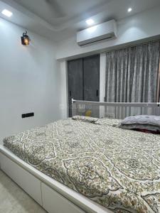 Bedroom Image of 425 Sq.ft 1 BHK Apartment / Flat for rent in Raunak Bliss, Kasarvadavali Thane for Rs. 24500