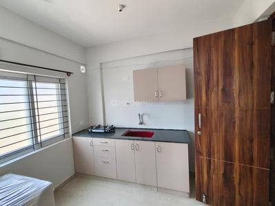 Kitchen Image of 550 Sq.ft 1 BHK Independent House for rent in Marathahalli Bengaluru for Rs. 21000