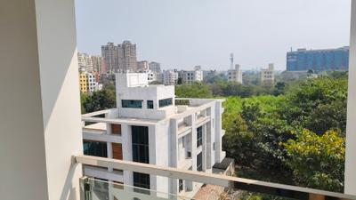 Balcony Image of 1600 Sq.ft 3 BHK Apartment / Flat for sale in New Town Kolkata for Rs. 9000000