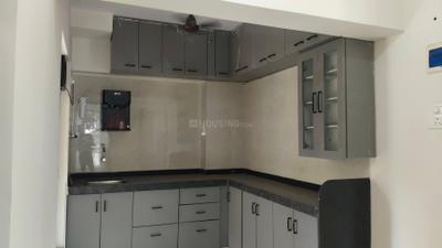 Kitchen Image of 950 Sq.ft 2 BHK Apartment / Flat for rent in Sunrise Glory, Shilphata Thane for Rs. 26000
