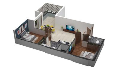 Image of 966 Sq.ft 2 BHK Apartment / Flat for sale in The Peak, Madhavaram, Chennai for Rs. 8026000