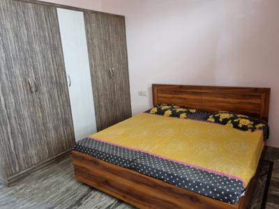 Bedroom Image of 600 Sq.ft 1 BHK Builder Floor for rent in Huda Sectors Panipat for Rs. 16000