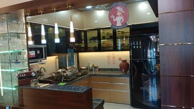 Kitchen Image of 1100 Sq.ft 3 BHK Apartment / Flat for sale in Rosa Bella, Hiranandani Estate Thane for Rs. 19900000
