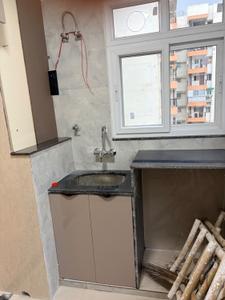 Kitchen Image of 450 Sq.ft 1 BHK Apartment / Flat for rent in Vikram Golf View Condos, Sector 19 Dwarka New Delhi for Rs. 22000