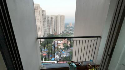 Balcony Image of 480 Sq.ft 1 BHK Apartment / Flat for rent in Runwal Eirene, Thane West Thane for Rs. 28000