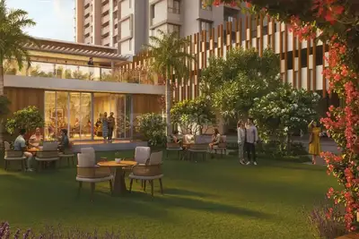 Image of 1040 Sq.ft 2 BHK Apartment / Flat for sale in Evita Everlyn, Darumbre, Pune for Rs. 7500000