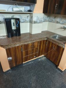 Kitchen Image of 500 Sq.ft 1 RK Builder Floor for rent in Panchsheel Park New Delhi for Rs. 8000