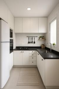 Kitchen Image of 1565 Sq.ft 3 BHK Apartment / Flat for sale in Nellikunnu Thrissur for Rs. 7300000