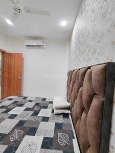 Bedroom Image of 550 Sq.ft 1 BHK Builder Floor for rent in Mahalakshmi Nagar Indore for Rs. 18000