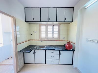 Kitchen Image of 1234 Sq.ft 2 BHK Apartment / Flat for rent in Prahlad Nagar Ahmedabad for Rs. 25000