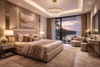 Bedroom Image of 1600 Sq.ft 3 BHK Apartment / Flat for sale in Tadepalli Vijayawada for Rs. 7200000