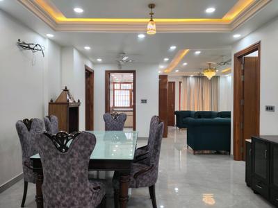 Dining Area Image of 2000 Sq.ft 4 BHK Builder Floor for rent in Vasant Kunj New Delhi for Rs. 120000