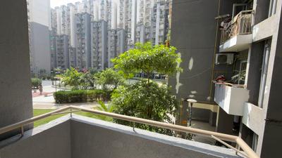 Balcony Image of 840 Sq.ft 2 BHK Apartment / Flat for sale in Aditya Urban Homes, Bamheta Village Ghaziabad for Rs. 5350000
