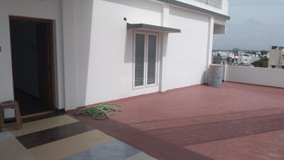 Terrace Image of 800 Sq.ft 1 BHK Builder Floor for rent in Villankurichi Coimbatore for Rs. 19500