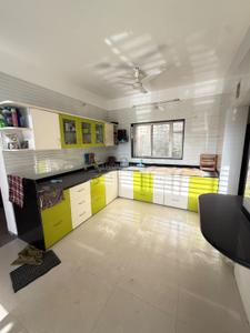 Kitchen Image of 2500 Sq.ft 3 BHK Independent House for rent in Aditya Nisarg Palms, Bavdhan Pune for Rs. 75000