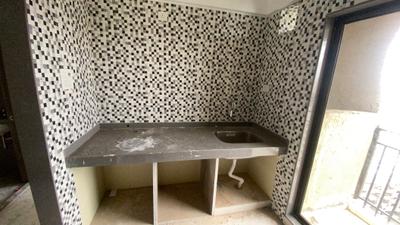 Kitchen Image of 430 Sq.ft 1 BHK Apartment / Flat for rent in Arihant 5 Anaika, Taloja Navi Mumbai for Rs. 8000