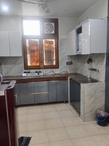 Kitchen Image of 800 Sq.ft 1 BHK Builder Floor for rent in Sector 41 Noida for Rs. 32000
