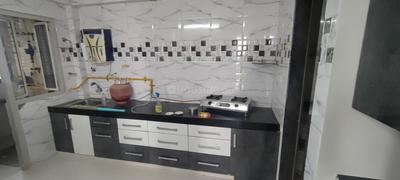 Kitchen Image of 1356 Sq.ft 3 BHK Apartment / Flat for rent in Tithi Satyamev Vista, Gota Ahmedabad for Rs. 40000