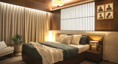 Bedroom Image of 2188 Sq.ft 3 BHK Apartment / Flat for sale in Kavisha The Portrait, Shela Ahmedabad for Rs. 11800000