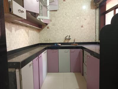 Kitchen Image of 700 Sq.ft 2 BHK Apartment / Flat for rent in Kalwa Thane for Rs. 35000