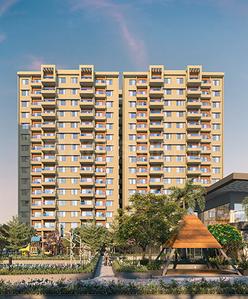 Image of 800 Sq.ft 2 BHK Apartment / Flat for sale in Sukhwani Skylines, Wakad, Pune for Rs. 10000000