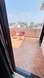 Balcony Image of 550 Sq.ft 1 RK Apartment / Flat for rent in Malviya Nagar Jaipur for Rs. 18000