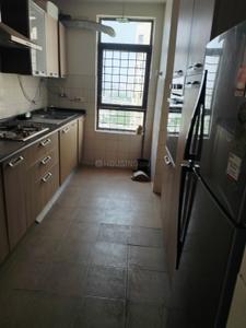 Kitchen Image of 1810 Sq.ft 3 BHK Apartment / Flat for rent in Unitech Fresco, Sector 50 Gurgaon for Rs. 60000