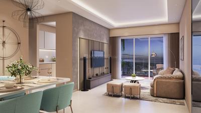 Hall Image of 1300 Sq.ft 2 BHK Apartment / Flat for sale in Kolte Patil La Vita, Vashi Navi Mumbai for Rs. 30600000