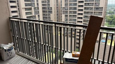 Balcony Image of 2250 Sq.ft 3 BHK Apartment / Flat for rent in Olive Greens, Gota Ahmedabad for Rs. 32000