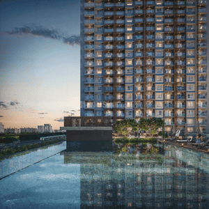 Image of 1077 Sq.ft 2 BHK Apartment / Flat for sale in Godrej Emerald Waters, Pimpri, Pune for Rs. 11400000
