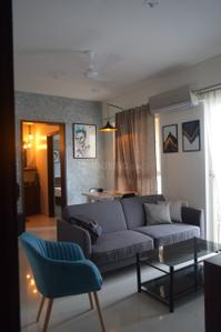 Hall Image of 700 Sq.ft 1 BHK Apartment / Flat for rent in Nyati Eternity, Mohammed Wadi Pune for Rs. 25000