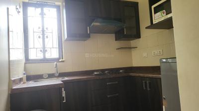 Kitchen Image of 400 Sq.ft 1 RK Apartment / Flat for rent in Richmond Town Bengaluru for Rs. 35000