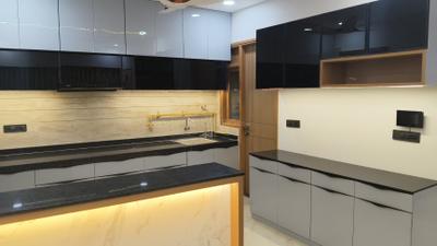 Kitchen Image of 2250 Sq.ft 3 BHK Apartment / Flat for rent in Radhe Infinity, Kudasan Gandhinagar for Rs. 50000