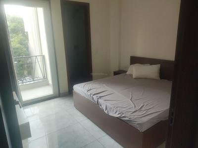 Bedroom Image of 1000 Sq.ft 2 BHK Builder Floor for rent in Sector 46 Gurgaon for Rs. 48000