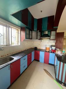 Kitchen Image of 1280 Sq.ft 2 BHK Builder Floor for rent in Murugeshpalya Bengaluru for Rs. 45000