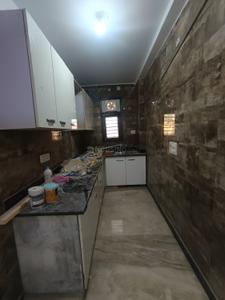 Kitchen Image of 850 Sq.ft 2 BHK Builder Floor for rent in Paschim Vihar New Delhi for Rs. 33500