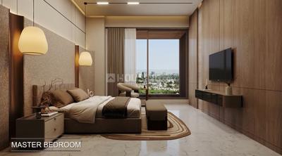 Bedroom Image of 4027 Sq.ft 4 BHK Apartment / Flat for sale in ADI The Storeys Infinity, Shantigram Ahmedabad for Rs. 35000000