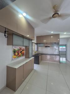 Kitchen Image of 2000 Sq.ft 3 BHK Apartment / Flat for rent in Jack Dream Comforts, Alkapuri Vadodara for Rs. 30000