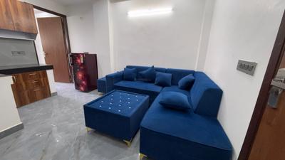 Living Room Image of 450 Sq.ft 1 BHK Apartment / Flat for rent in Chhattarpur New Delhi for Rs. 19000