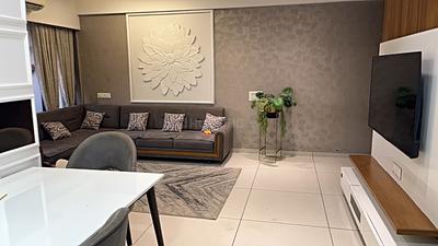 Living Room Image of 2160 Sq.ft 3 BHK Apartment / Flat for sale in Samved Green Valley, Sargasan Gandhinagar for Rs. 13000000