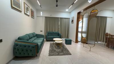 Living Room Image of 2500 Sq.ft 3 BHK Apartment / Flat for rent in Saamarth H7, PDPU Road Gandhinagar for Rs. 55000