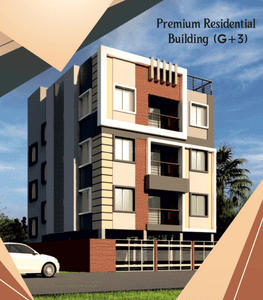Image of 1405 Sq.ft 3 BHK Apartment / Flat for sale in Lake Gardens, Kolkata for Rs. 15700000