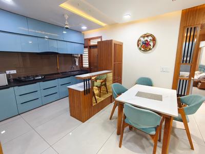 Kitchen Image of 2500 Sq.ft 3 BHK Apartment / Flat for rent in Atishay Shivalay II, Kudasan Gandhinagar for Rs. 52000