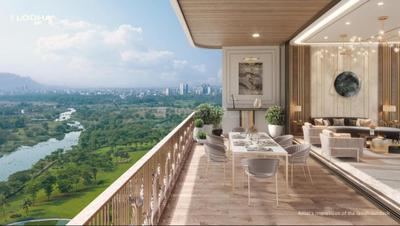 Balcony Image of 1577 Sq.ft 3 BHK Apartment / Flat for sale in Lodha Palava Downtown, Palava Phase 2 Thane for Rs. 26000000